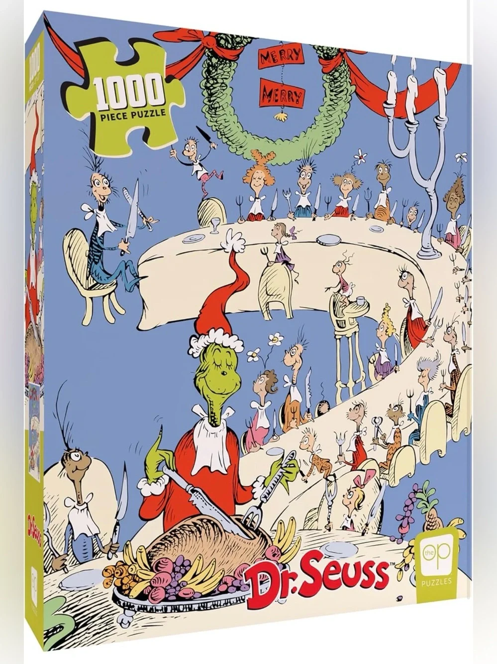 Dr. Seuss The Grinch Feast 1000 Piece Jigsaw Puzzle – Brand New in Box